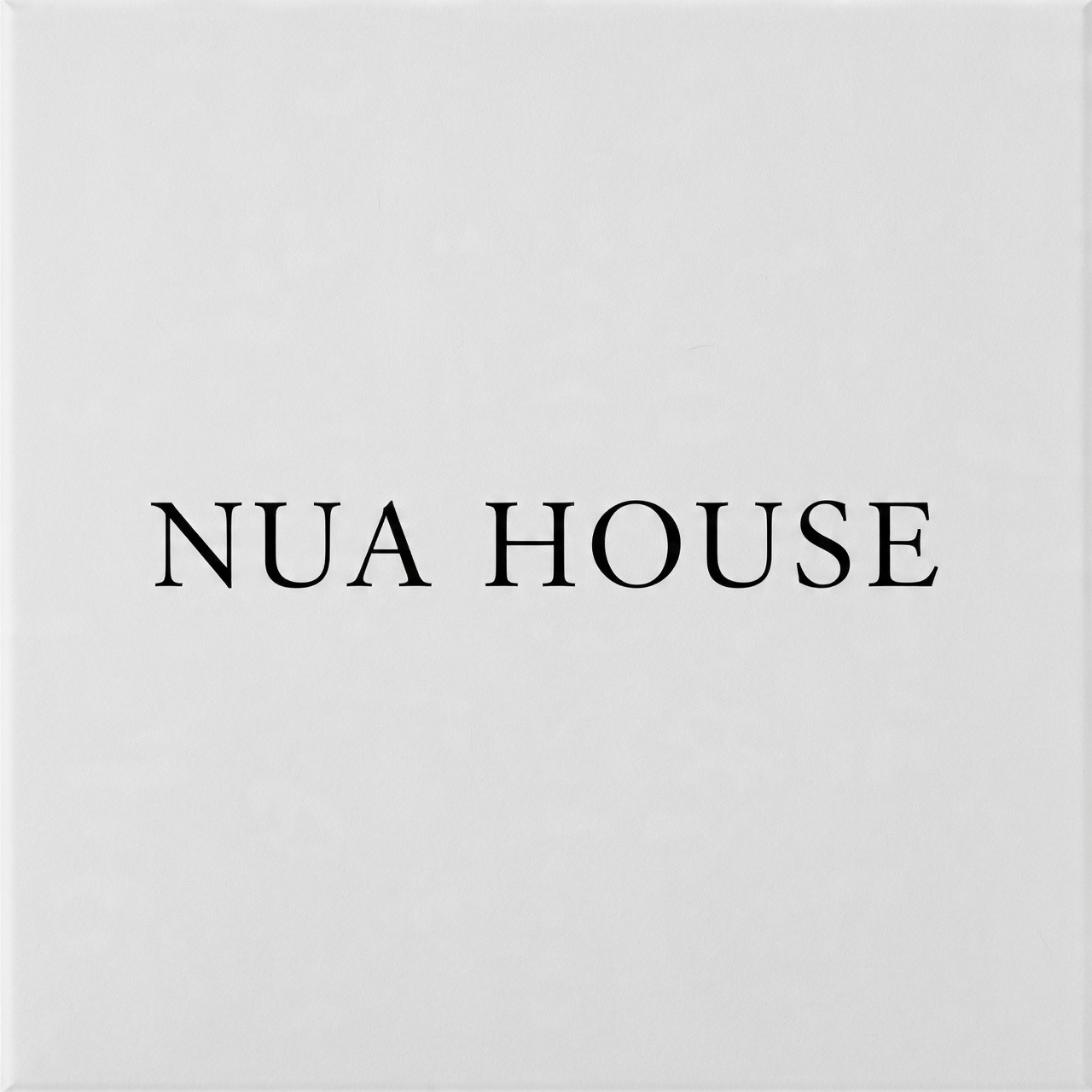 NUA House simple inline serif wordmark